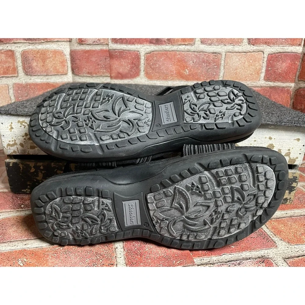 Skechers Black Strappy Slingback Sandals